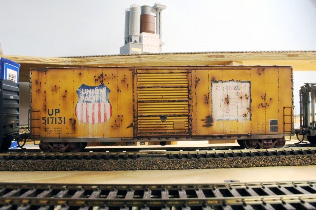  expertly weathered by Lenny Harlos of Thoroughbred Railroad Models